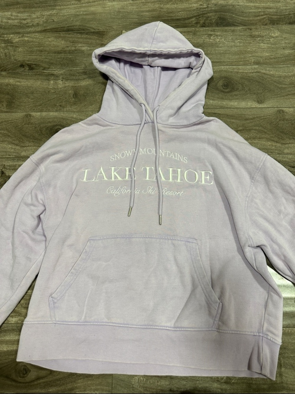 Lake Tahoe Lavender Hooded Sweatshirt - Women’s